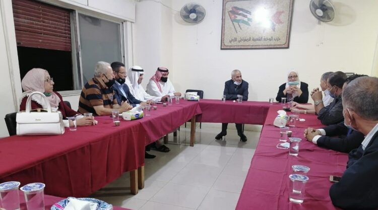 حزب الوحدة الشعبية يستقبل وفداً من وجهاء وأهالي برقة 1 nehaya