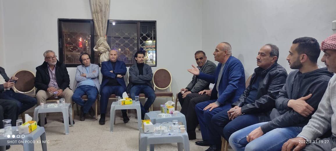 وفد من حزب الوحدة الشعبية.. يزور ديوان عائلة الشهيد ضياء حمارشة 1 ديوان عائلة الشهيد ضياء حمارشة